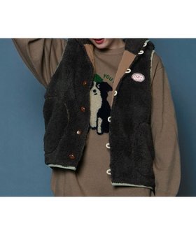 【クリフメイヤー/KRIFF MAYER】のシャギーボアボタンフードベスト 人気、トレンドファッション・服の通販 founy(ファニー) ファッション Fashion レディースファッション Fashion for Women アウター Coat / Outerwear Collection トップス・カットソー Cut & Sew Tops ベスト&ジレ / 重ね着スタイル Vests & Gilets コーデュロイ Corduroy, Cord Fabric スタンダード Standard, Basic 人気 Popular, Best Seller パイピング Piping, Trim Design ベスト Vest, Waistcoat ベーシック Basic, Essential マフラー Scarf, Muffler ミックス Mix, Mixed Style ループ Loop, Loop Knit A/W・秋冬 Autumn/Winter |ID:prp329100004734310
