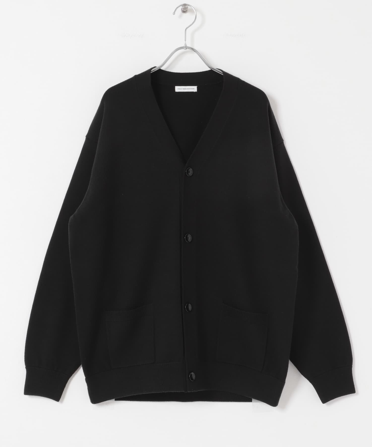 【アーバンリサーチ ドアーズ/URBAN RESEARCH DOORS / MEN】の『XLサイズ/WEB限定/仁村紗和さん着用』『UR TECH 200日ニット』Vネックカーディガン インテリア・キッズ・メンズ・レディースファッション・服の通販 founy(ファニー) 　ファッション　Fashion　メンズファッション　Fashion for Men　2025年　2025　2025春夏・S/S　Spring/Summer 2025 SS25　おすすめ　Recommended / Our Picks　カーディガン　Cardigan, Knitwear　ベーシック　Basic, Essential　夏　Summer　S/S・春夏　SS, Spring/Summer, Warm Season　BLACK|ID: prp329100004734343 ipo3291000000034198271
