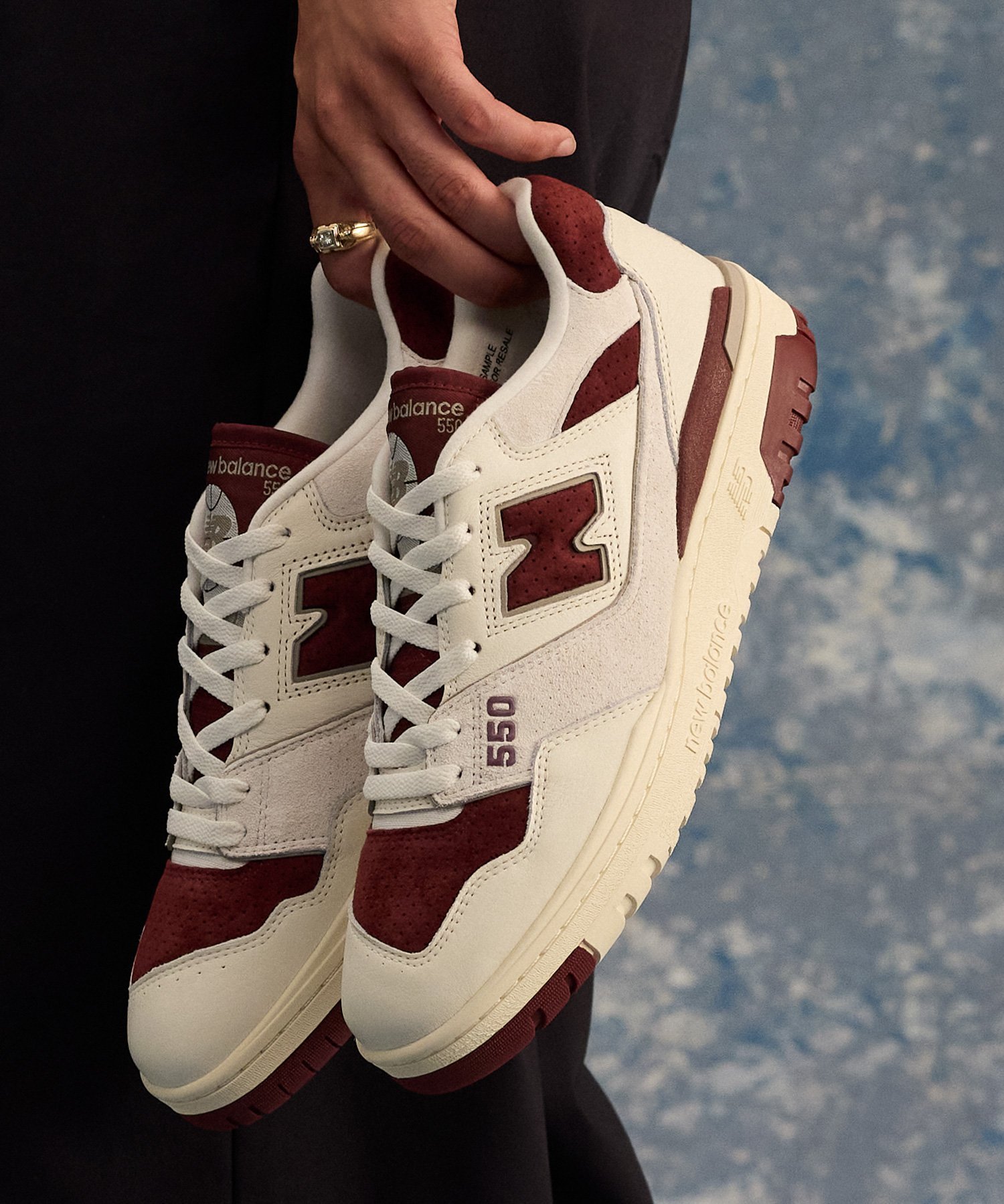 【ニューバランス/new balance】のBB550LEG / BB550LEM / BB550LEZ インテリア・キッズ・メンズ・レディースファッション・服の通販 founy(ファニー) 　ファッション　Fashion　レディースファッション　Fashion for Women　シューズ　Shoes, Footwear　プレミアム　Premium, High-End　WHITE/BURGUNDY|ID: prp329100004734366 ipo3291000000034258712