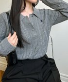 【ラナン/Ranan】のRanan/ U.S.P 刺繍長袖ケーブルポロニット 人気、トレンドファッション・服の通販 founy(ファニー) ファッション Fashion レディースファッション Fashion for Women トップス・カットソー Cut & Sew Tops ニット Knit Tops & Sweaters イタリア Italy 春 Spring 腕時計 Wristwatch コレクション Collection, Seasonal Line シンプル Simple, Minimal タイトスカート Pencil Skirt, Tight Skirt デニム Denim, Jeans Material トレンド Trend, Trending Now 定番 Standard, Basic Item 長袖 Long Sleeve, Full Sleeve ボトム Bottoms, Lower Wear ポロシャツ Polo Shirt, Collared Tee 別注 Limited Edition, Custom Order 半袖 Short Sleeve, Half Sleeve メンズ Men's, Menswear ロング Long, Long-Length 楽ちん Easy Fit, Comfortable A/W・秋冬 Autumn/Winter おすすめ Recommended / Our Picks ビジネス 仕事 通勤 Business / Work / Commuting 2025年 2025 2025-2026秋冬・A/W Autumn/Winter 2025–26 AW25–26 thumbnail GR|ID: prp329100004734456 ipo3291000000034449460