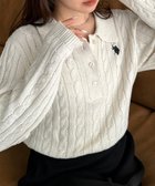 【ラナン/Ranan】のRanan/ U.S.P 刺繍長袖ケーブルポロニット 人気、トレンドファッション・服の通販 founy(ファニー) ファッション Fashion レディースファッション Fashion for Women トップス・カットソー Cut & Sew Tops ニット Knit Tops & Sweaters イタリア Italy 春 Spring 腕時計 Wristwatch コレクション Collection, Seasonal Line シンプル Simple, Minimal タイトスカート Pencil Skirt, Tight Skirt デニム Denim, Jeans Material トレンド Trend, Trending Now 定番 Standard, Basic Item 長袖 Long Sleeve, Full Sleeve ボトム Bottoms, Lower Wear ポロシャツ Polo Shirt, Collared Tee 別注 Limited Edition, Custom Order 半袖 Short Sleeve, Half Sleeve メンズ Men's, Menswear ロング Long, Long-Length 楽ちん Easy Fit, Comfortable A/W・秋冬 Autumn/Winter おすすめ Recommended / Our Picks ビジネス 仕事 通勤 Business / Work / Commuting 2025年 2025 2025-2026秋冬・A/W Autumn/Winter 2025–26 AW25–26 thumbnail IV|ID: prp329100004734456 ipo3291000000034449461