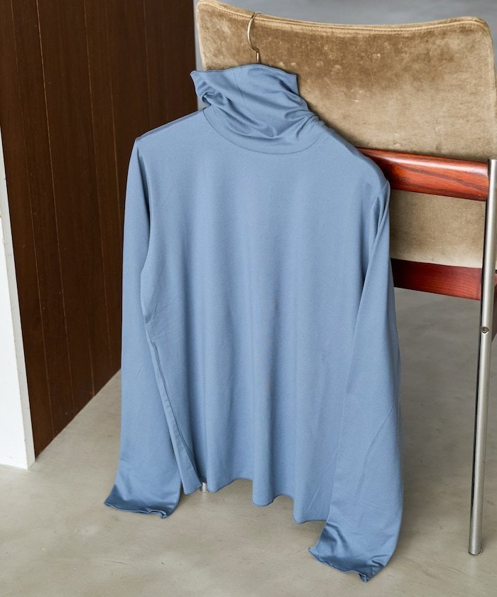 【フリークスストア/FREAK'S STORE】のマシュマロタッチ タートルネック ロングスリーブ トップス【限定展開】 25AW インテリア・キッズ・メンズ・レディースファッション・服の通販 founy(ファニー) 　ファッション　Fashion　レディースファッション　Fashion for Women　トップス・カットソー　Cut & Sew Tops　タートルネック・ハイネックトップス　Turtlenecks & High-Neck Tops　インナー　Innerwear　カットソー　Cut and Sewn Top　スリーブ　Sleeve, Long Sleeve / Short Sleeve　タートルネック　Turtleneck, High Neck　長袖　Long Sleeve, Full Sleeve　フィット　Fit, Slim Fit　ロング　Long, Long-Length　A/W・秋冬　Autumn/Winter　冬　Winter / This Winter　おすすめ　Recommended / Our Picks　2025年　2025　2025-2026秋冬・A/W　Autumn/Winter 2025–26 AW25–26　ブルー|ID: prp329100004734475 ipo3291000000034302083