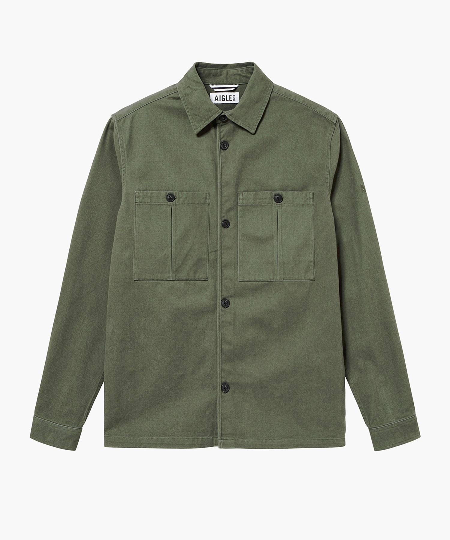 【エーグル/AIGLE / MEN】のヘビーウェイトコットンツイルシャツジャケット 人気、トレンドファッション・服の通販 founy(ファニー) 　ファッション　Fashion　メンズファッション　Fashion for Men　おすすめ　Recommended / Our Picks　アウトドア　Outdoor Clothing　クラシカル　Classical, Vintage-Inspired　クラシック　Classic, Timeless Style　ジャケット　Jacket, Outerwear　ストレート　Straight, Straight Cut　トレンド　Trend, Trending Now　フィット　Fit, Slim Fit　ブルゾン　Blouson, Bomber Jacket　プリーツ　Pleats, Pleated　ポケット　Pocket, Pocket Detail　ミリタリー　Military, Army Style　レギュラー　Regular, Standard Fit　ビジネス 仕事 通勤　Business / Work / Commuting　 other-1|ID: prp329100004734496 ipo3291000000034200661