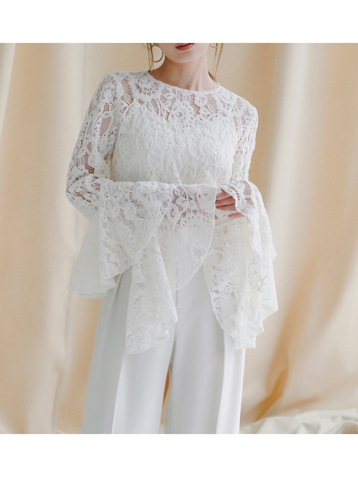 【アニュアンス/anuans】のベロアレースボリュームスリーブブラウス 人気、トレンドファッション・服の通販 founy(ファニー) ファッション Fashion レディースファッション Fashion for Women トップス・カットソー Cut & Sew Tops シャツ・ブラウス・オフィスカジュアル Elegant Blouses & Button-Ups ベロアトップス Velour Tops / Velvet-Look Items ボリューム袖・フリルスリーブブラウス Voluminous & Ruffle Sleeves / Puffy Sleeve Tops おすすめ Recommended / Our Picks スリーブ Sleeve, Long Sleeve / Short Sleeve セットアップ Set-Up, Coordinated Outfit デニム Denim, Jeans Material フレア Flare, Flared ベロア Velour, Soft Velvet レース Lace, Lace Fabric other-1|ID: prp329100004734533 ipo3291000000034470567