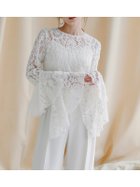【アニュアンス/anuans】のベロアレースボリュームスリーブブラウス 人気、トレンドファッション・服の通販 founy(ファニー) ファッション Fashion レディースファッション Fashion for Women トップス・カットソー Cut & Sew Tops シャツ・ブラウス・オフィスカジュアル Elegant Blouses & Button-Ups ベロアトップス Velour Tops / Velvet-Look Items ボリューム袖・フリルスリーブブラウス Voluminous & Ruffle Sleeves / Puffy Sleeve Tops おすすめ Recommended / Our Picks スリーブ Sleeve, Long Sleeve / Short Sleeve セットアップ Set-Up, Coordinated Outfit デニム Denim, Jeans Material フレア Flare, Flared ベロア Velour, Soft Velvet レース Lace, Lace Fabric thumbnail WHITE|ID: prp329100004734533 ipo3291000000034470569