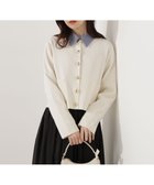 【プロポーション ボディドレッシング/PROPORTION BODY DRESSING】のハンドウォッシャブル シルク混ニットカーディガン 人気、トレンドファッション・服の通販 founy(ファニー) ファッション Fashion レディースファッション Fashion for Women トップス・カットソー Cut & Sew Tops ニット Knit Tops & Sweaters カーディガン・羽織り Layered Style Cardigans カーディガン Cardigan, Knitwear シルク Silk, 100% Silk フロント Front, Front Design メタル Metal, Metal Parts thumbnail エクリュ1|ID: prp329100004734563 ipo3291000000034882087