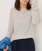 【ジャーナルスタンダード レリューム/JOURNAL STANDARD relume】のシアーテレコクルーネックプルオーバー 人気、トレンドファッション・服の通販 founy(ファニー) ファッション Fashion レディースファッション Fashion for Women トップス・カットソー Cut & Sew Tops カジュアルプルオーバー・ニットトップス Pullovers & Knit Tops / Casual Pullovers 2025年 2025 2025-2026秋冬・A/W Autumn/Winter 2025–26 AW25–26 おすすめ Recommended / Our Picks インナー Innerwear ジャケット Jacket, Outerwear thumbnail グレーB|ID: prp329100004734581 ipo3291000000034727672
