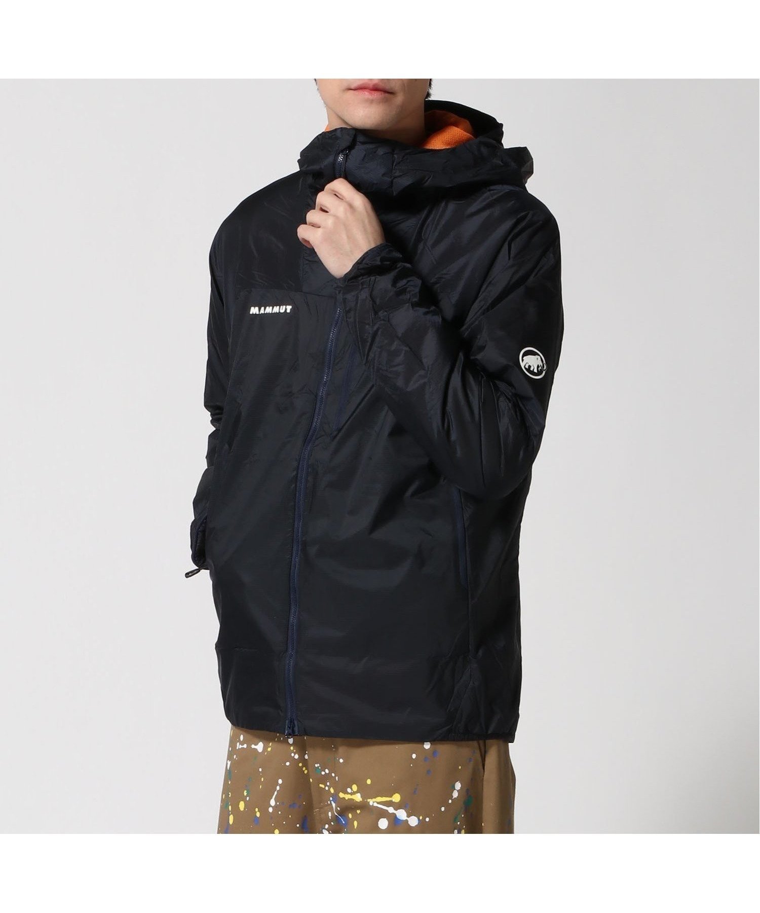 【マムート/MAMMUT / MEN】のMAMMUT/【公式】フレックス エア インサレーション フーデッド ジャケット インテリア・キッズ・メンズ・レディースファッション・服の通販 founy(ファニー) 　ファッション　Fashion　メンズファッション　Fashion for Men　コンパクト　Compact, Small Size　軽量　Lightweight, Ultra Light　ジャケット　Jacket, Outerwear　パターン　Pattern, Design Print　フィット　Fit, Slim Fit　フロント　Front, Front Design　ポケット　Pocket, Pocket Detail　ライニング　Inner Lining, Inner Fabric, Lined　リップ　Lip, Lip Motif　marine|ID: prp329100004734621 ipo3291000000034201416