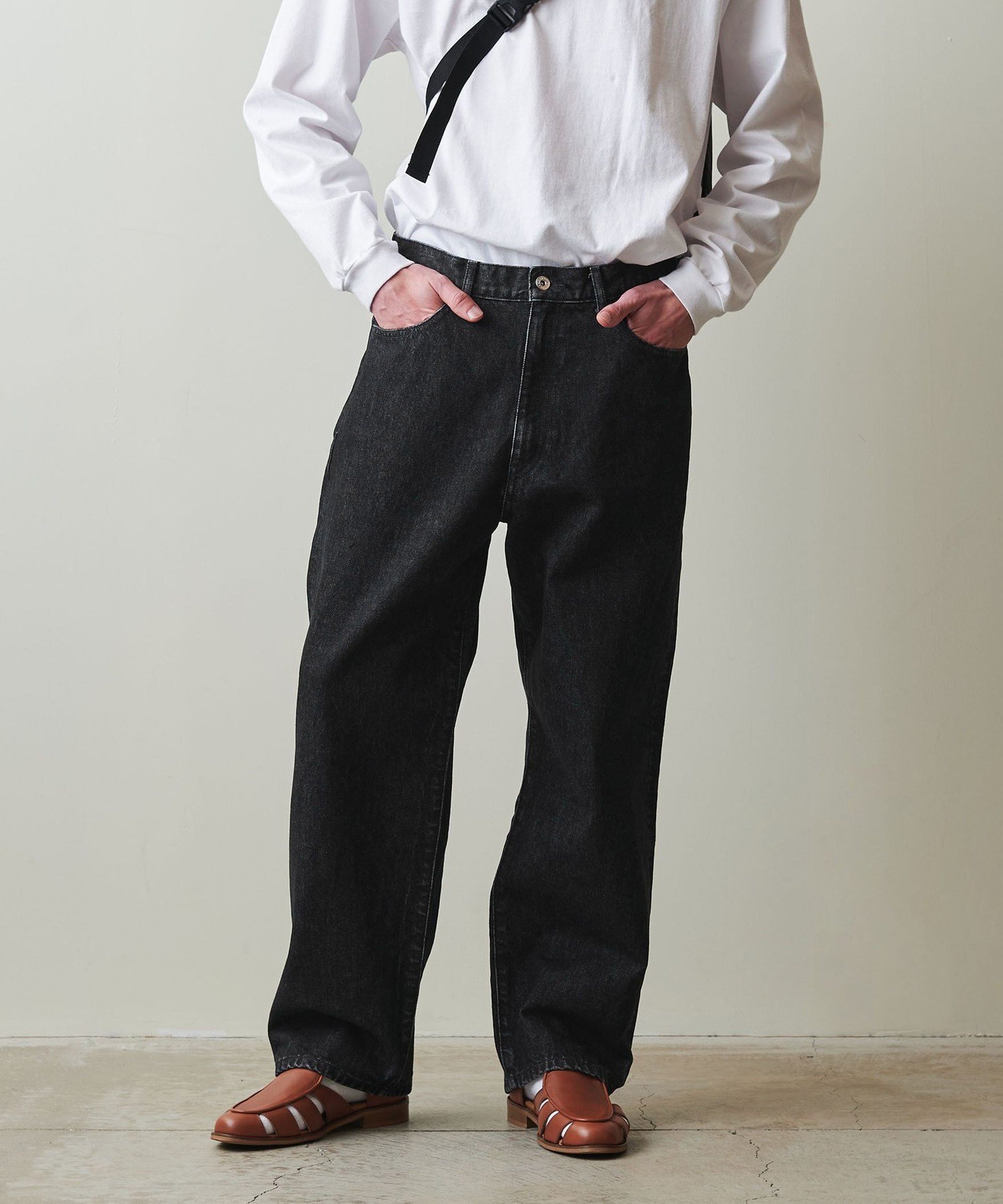 【ビューティ&ユース ユナイテッドアローズ/BEAUTY&YOUTH / UNITED ARROWS / MEN】のSteven Alan 13.5oz デニム 5ポケット バギー テーパード パンツ インテリア・キッズ・メンズ・レディースファッション・服の通販 founy(ファニー) 　ファッション　Fashion　メンズファッション　Fashion for Men　ボトムス　Bottoms　テーパード　Tapered, Tapered Pants　デニム　Denim, Jeans Material　トレンド　Trend, Trending Now　フォルム　Silhouette, Form　ポケット　Pocket, Pocket Detail　夏　Summer　定番　Standard, Basic Item　春　Spring　S/S・春夏　SS, Spring/Summer, Warm Season　BLACK|ID: prp329100004734665 ipo3291000000034722989