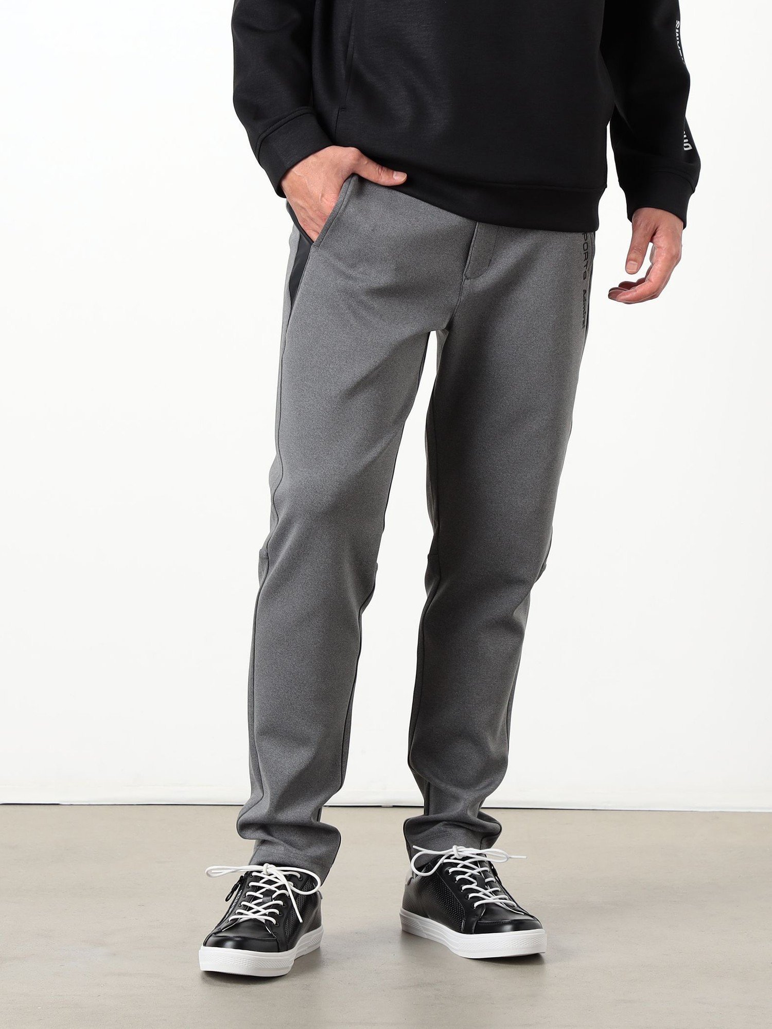 【ニコル/NICOLE / MEN】の【NICOLE SPORTS】Admiral別注3Dテックパンツ インテリア・キッズ・メンズ・レディースファッション・服の通販 founy(ファニー) 　ファッション　Fashion　メンズファッション　Fashion for Men　ボトムス　Bottoms　吸水　Absorbent, Quick-Dry　シンプル　Simple, Minimal　ストレッチ　Stretch, Stretchy Fabric　スポーツ　Sports, Activewear　スポーティ　Sporty, Casual Athletic　スマート　Smart, Elegant　プリント　Print, Printed Pattern　別注　Limited Edition, Custom Order　ラバー　Rubber, Rubber Sole　リップ　Lip, Lip Motif　29グレー|ID: prp329100004734680 ipo3291000000034201769