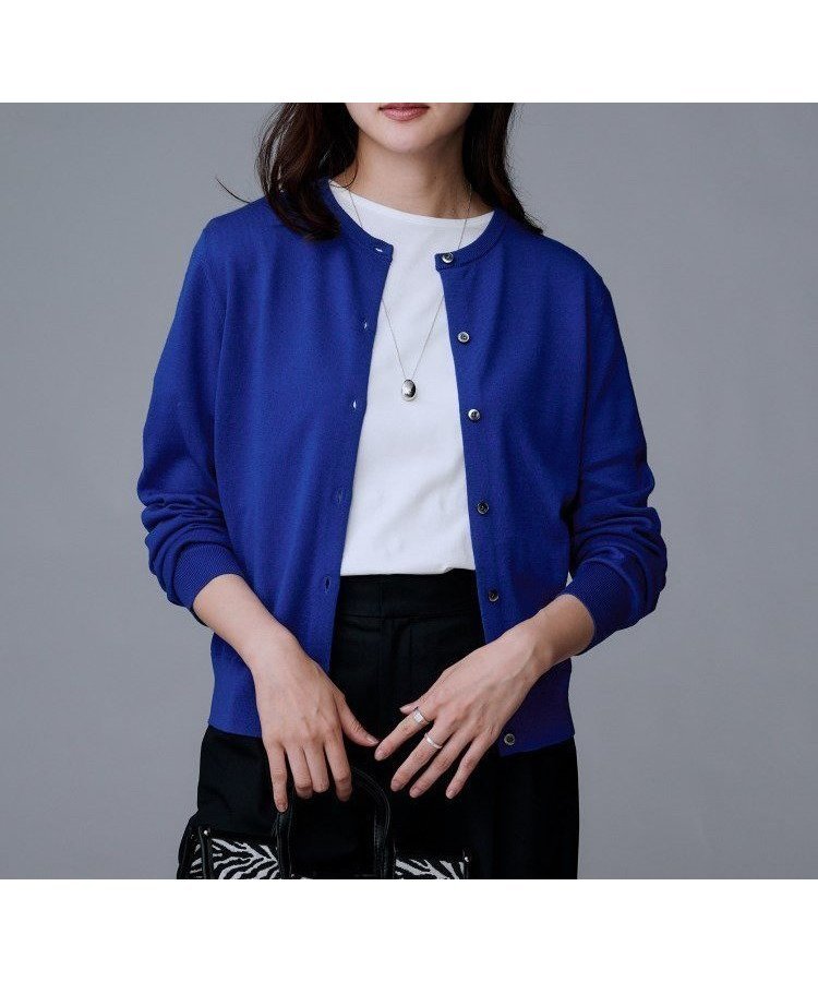 【アンタイトル/UNTITLED】の【洗える/アンサンブル可】ウールクルーカーディガン インテリア・キッズ・メンズ・レディースファッション・服の通販 founy(ファニー) ファッション Fashion レディースファッション Fashion for Women トップス・カットソー Cut & Sew Tops カーディガン・羽織り Layered Style Cardigans アンサンブルニット Knit Ensembles & Twin Sets アンサンブル Ensemble Set 洗える Machine Washable カーディガン Cardigan, Knitwear スマート Smart, Elegant ボトム Bottoms, Lower Wear 無地 Plain, Solid Color ワイド Wide, Wide Fit おすすめ Recommended / Our Picks ブルー|ID: prp329100004734697 ipo3291000000034452827