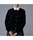 【アンタイトル/UNTITLED】の【洗える/アンサンブル可/ウール100%】ウールクルーカーディガン ブラック|ID: prp329100004734697 ipo3291000000034659746