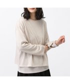 【スタディオ クリップ/studio CLIP】の《natural by clip》スラブ×テレコプルオーバーセット 人気、トレンドファッション・服の通販 founy(ファニー) ファッション Fashion レディースファッション Fashion for Women トップス・カットソー Cut & Sew Tops カジュアルプルオーバー・ニットトップス Pullovers & Knit Tops / Casual Pullovers インナー Innerwear シンプル Simple, Minimal テレコ Ribbed, Rib Stitch thumbnail グレージュ12|ID: prp329100004734749 ipo3291000000034266593