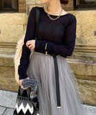 【ドゥドゥ/DouDou】の【新色追加】コットンシアーTEE 人気、トレンドファッション・服の通販 founy(ファニー) ファッション Fashion レディースファッション Fashion for Women インナー Innerwear コンパクト Compact, Small Size サロペット Overalls, Salopette シアー Sheer, See-Through スマート Smart, Elegant A/W・秋冬 Autumn/Winter 冬 Winter / This Winter 再入荷 Restock / Back in Stock エレガント 上品 Elegant 2025年 2025 2025-2026秋冬・A/W Autumn/Winter 2025–26 AW25–26 thumbnail ネイビー|ID: prp329100004734753 ipo3291000000034892083