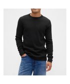 【ギャップ/GAP】のワッフルニット クルーネックTシャツ 人気、トレンドファッション・服の通販 founy(ファニー) ファッション Fashion レディースファッション Fashion for Women トップス・カットソー Cut & Sew Tops ニット Knit Tops & Sweaters シャツ・ブラウス・オフィスカジュアル Elegant Blouses & Button-Ups ロングTシャツ・Tシャツ Longline T-Shirts & Tees ストレート Straight, Straight Cut フィット Fit, Slim Fit リラックス Relax, Relaxed Fit ワッフル Waffle, Waffle Knit 長袖 Long Sleeve, Full Sleeve thumbnail BLACK|ID: prp329100004734757 ipo3291000000034353866