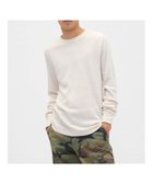 【ギャップ/GAP】のワッフルニット クルーネックTシャツ 人気、トレンドファッション・服の通販 founy(ファニー) ファッション Fashion レディースファッション Fashion for Women トップス・カットソー Cut & Sew Tops ニット Knit Tops & Sweaters シャツ・ブラウス・オフィスカジュアル Elegant Blouses & Button-Ups ロングTシャツ・Tシャツ Longline T-Shirts & Tees ストレート Straight, Straight Cut フィット Fit, Slim Fit リラックス Relax, Relaxed Fit ワッフル Waffle, Waffle Knit 長袖 Long Sleeve, Full Sleeve thumbnail CHINO|ID: prp329100004734757 ipo3291000000034353868