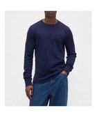 【ギャップ/GAP】のワッフルニット クルーネックTシャツ 人気、トレンドファッション・服の通販 founy(ファニー) ファッション Fashion レディースファッション Fashion for Women トップス・カットソー Cut & Sew Tops ニット Knit Tops & Sweaters シャツ・ブラウス・オフィスカジュアル Elegant Blouses & Button-Ups ロングTシャツ・Tシャツ Longline T-Shirts & Tees ストレート Straight, Straight Cut フィット Fit, Slim Fit リラックス Relax, Relaxed Fit ワッフル Waffle, Waffle Knit 長袖 Long Sleeve, Full Sleeve thumbnail NAVY_UNIFORM|ID: prp329100004734757 ipo3291000000034353870