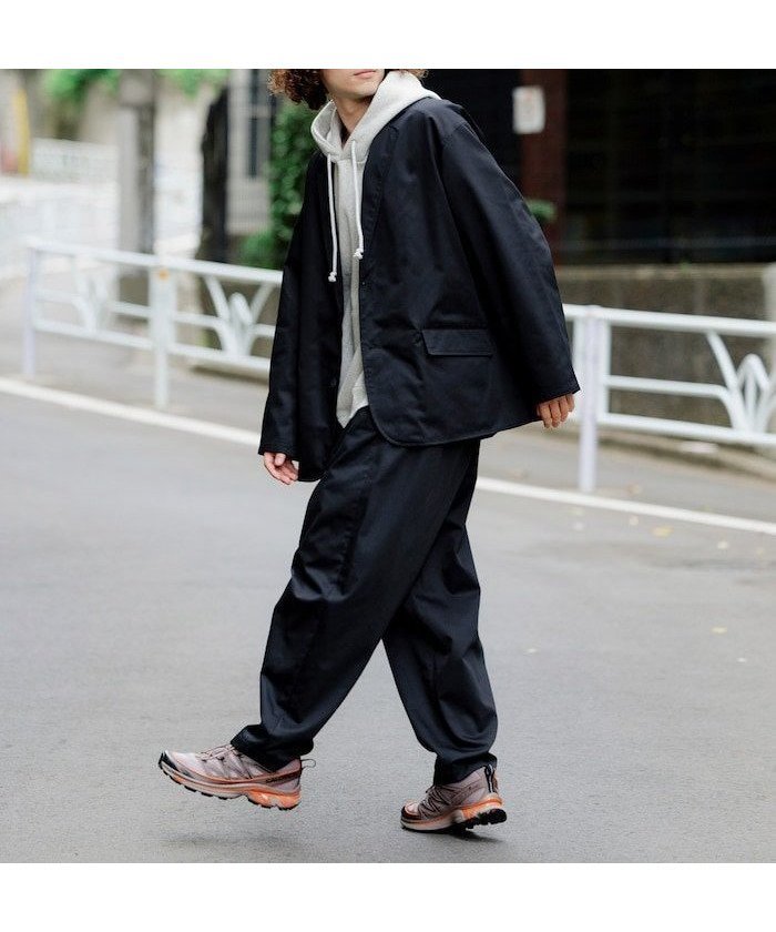 【フリークスストア/FREAK'S STORE】のRelax Fit リラックスフィット ツイル セットアップ / テーラードジャケット / ワイドパンツ 【限定展開】 25AW インテリア・キッズ・メンズ・レディースファッション・服の通販 founy(ファニー) 　ファッション　Fashion　メンズファッション　Fashion for Men　ボトムス　Bottoms　シンプル　Simple, Minimal　スウェット / スエット　Sweatshirt, Sweatwear　ストレート　Straight, Straight Cut　スラックス　Slacks, Dress Pants　セットアップ　Set-Up, Coordinated Outfit　ツイル　Twist, Twisted Detail　フィット　Fit, Slim Fit　リラックス　Relax, Relaxed Fit　ワイド　Wide, Wide Fit　A/W・秋冬　Autumn/Winter　冬　Winter / This Winter　おすすめ　Recommended / Our Picks　2025年　2025　2025-2026秋冬・A/W　Autumn/Winter 2025–26 AW25–26　ブラック|ID: prp329100004734780 ipo3291000000034705181