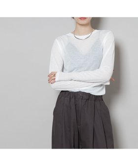 【ナノ ユニバース/nano universe】 前後2wayシアーフライスカットトップス人気、トレンドファッション・服の通販 founy(ファニー) ファッション Fashion レディースファッション Fashion for Women トップス・カットソー Cut & Sew Tops インナー Innerwear キャミソール Camisole, Spaghetti Strap Top シアー Sheer, See-Through スリット Slit, Slit Detail 長袖 Long Sleeve, Full Sleeve ビスチェ Bustier, Corset Top ベーシック Basic, Essential A/W・秋冬 Autumn/Winter アウトレット Outlet / Clearance おすすめ Recommended / Our Picks 2025年 2025 2025-2026秋冬・A/W Autumn/Winter 2025–26 AW25–26 |ID:prp329100004734781