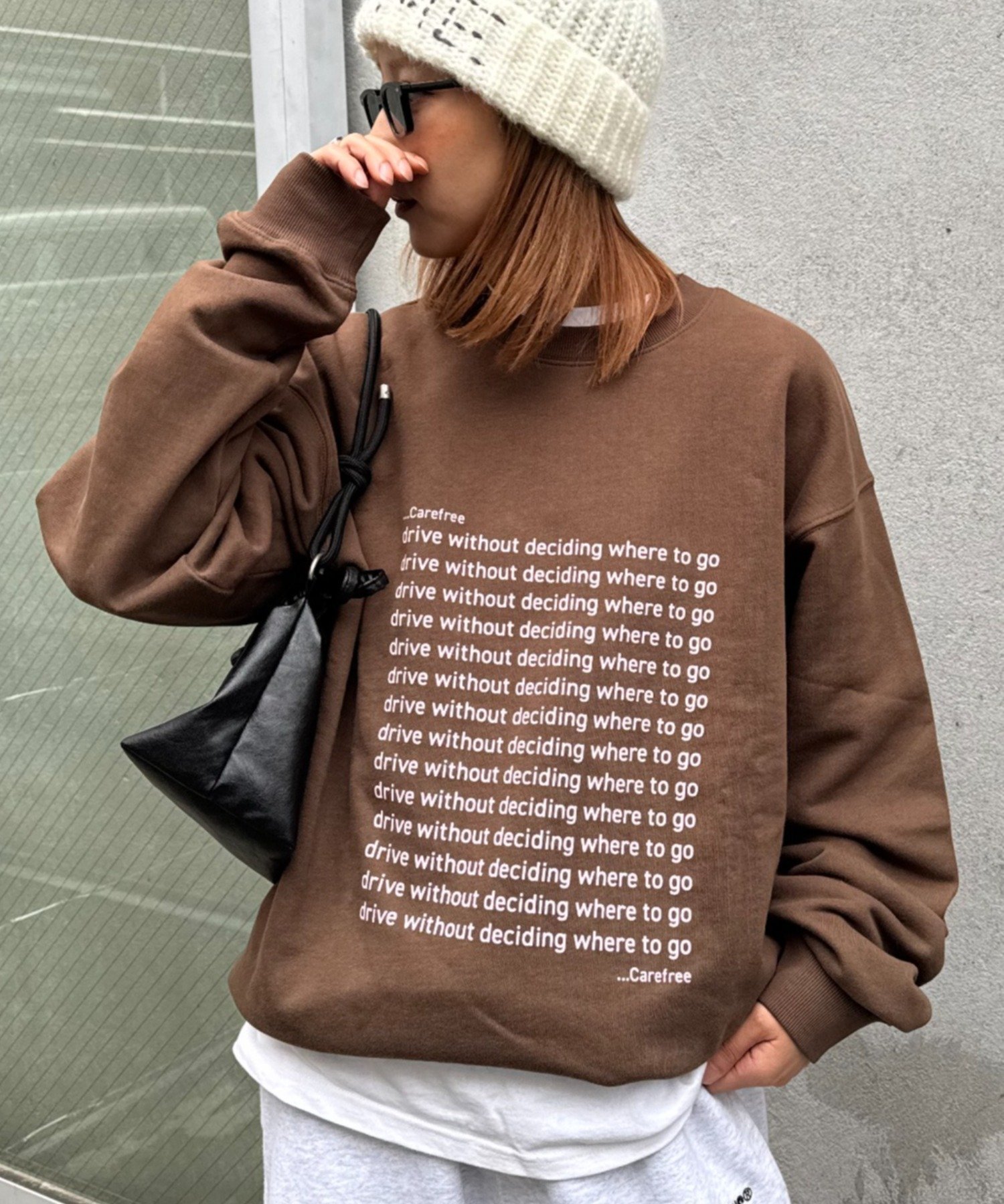 【チャオパニックティピー/CIAOPANIC TYPY】の【新色追加/UNISEX】メッセージロゴ裏毛スウェット インテリア・キッズ・メンズ・レディースファッション・服の通販 founy(ファニー) 　ファッション　Fashion　レディースファッション　Fashion for Women　トップス・カットソー　Cut & Sew Tops　レディースパーカー・カジュアルフーディー　Casual Hoodies & Sweatshirts　スウェット・クルーネックトップス　Sweatshirts & Crewnecks / Relaxed Fit Sweat Tops　インナー　Innerwear　シンプル　Simple, Minimal　ジャケット　Jacket, Outerwear　スウェット / スエット　Sweatshirt, Sweatwear　プリント　Print, Printed Pattern　ベスト　Vest, Waistcoat　メンズ　Men's, Menswear　ユニセックス　Unisex, Genderless　おすすめ　Recommended / Our Picks　ブラウン|ID: prp329100004734787 ipo3291000000034403575
