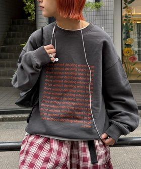 【チャオパニックティピー/CIAOPANIC TYPY】の【WEB限定】【UNISEX】メッセージロゴ裏毛スウェット 人気、トレンドファッション・服の通販 founy(ファニー) ファッション Fashion レディースファッション Fashion for Women トップス・カットソー Cut & Sew Tops レディースパーカー・カジュアルフーディー Casual Hoodies & Sweatshirts スウェット・クルーネックトップス Sweatshirts & Crewnecks / Relaxed Fit Sweat Tops インナー Innerwear シンプル Simple, Minimal ジャケット Jacket, Outerwear スウェット / スエット Sweatshirt, Sweatwear プリント Print, Printed Pattern ベスト Vest, Waistcoat メンズ Men's, Menswear ユニセックス Unisex, Genderless おすすめ Recommended / Our Picks |ID:prp329100004734787