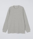 【シップス/SHIPS / MEN】のSHIPS AUTHENTIC ベーシック ワッフル ロングスリーブ Tシャツ 人気、トレンドファッション・服の通販 founy(ファニー) ファッション Fashion メンズファッション Fashion for Men アウトドア Outdoor Clothing アンダー Underwear Essentials スリーブ Sleeve, Long Sleeve / Short Sleeve パターン Pattern, Design Print ベーシック Basic, Essential ミリタリー Military, Army Style ロング Long, Long-Length ワッフル Waffle, Waffle Knit ワーク Workwear, Utility Style thumbnail グレー|ID: prp329100004734797 ipo3291000000034202559