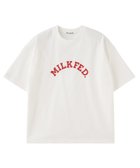 【ミルクフェド/MILKFED.】のMILKFED./ARCH LOGO WIDE S/S TEE WHITE|ID: prp329100004734828 ipo3291000000034441347