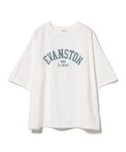 【ビームス ハート/BEAMS HEART】のフロッキー カレッジロゴ Tシャツ OFF WHITE×SAX|ID: prp329100004734871 ipo3291000000034203274