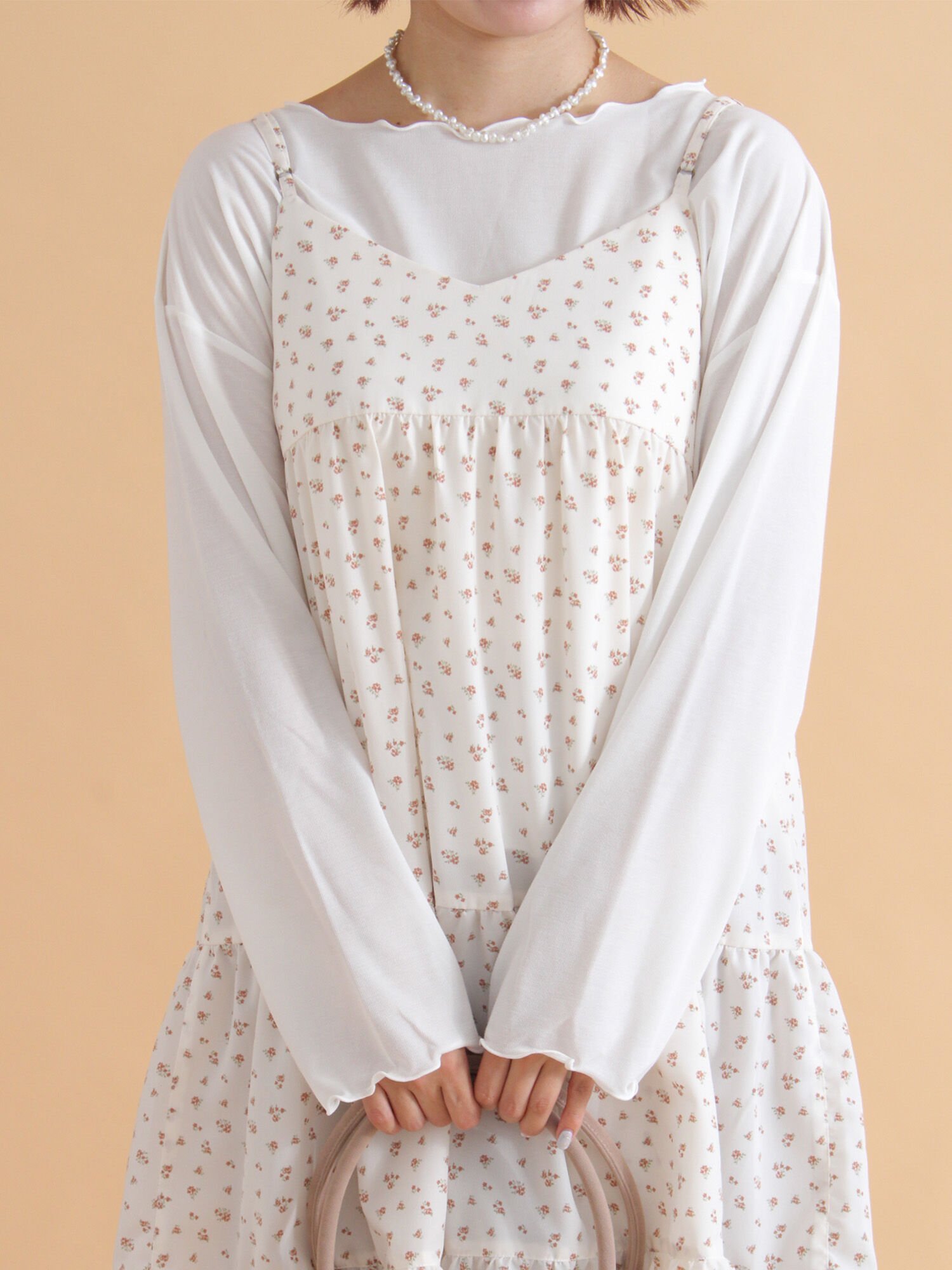 【エヘカソポ/ehka sopo】の◎シアーメローカットソー インテリア・キッズ・メンズ・レディースファッション・服の通販 founy(ファニー) 　ファッション　Fashion　レディースファッション　Fashion for Women　トップス・カットソー　Cut & Sew Tops　カットソー・ベーシックTシャツ　Cut-and-Sewn Tops / Stretch Tees & Basics　デニム　Denim, Jeans Material　オフホワイト|ID: prp329100004734874 ipo3291000000034264714