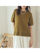 【ミラオーウェン/Mila Owen】の【セットアップ対応】カシミヤタッチケーブルニットプルオーバー 人気、トレンドファッション・服の通販 founy(ファニー) 雑誌掲載アイテム Magazine Picks & Fashion Features ファッション雑誌 Fashion Magazines クラッシィ CLASSY. ファッション Fashion レディースファッション Fashion for Women トップス・カットソー Cut & Sew Tops ニット Knit Tops & Sweaters カジュアルプルオーバー・ニットトップス Pullovers & Knit Tops / Casual Pullovers アンサンブル Ensemble Set 12月号 December Issue シンプル Simple, Minimal スマート Smart, Elegant セットアップ Set-Up, Coordinated Outfit 雑誌 Magazine, Fashion Magazine ボックス Boxy, Box Shape 半袖 Short Sleeve, Half Sleeve 冬 Winter / This Winter おすすめ Recommended / Our Picks エレガント 上品 Elegant thumbnail OLV[027]|ID: prp329100004734904 ipo3291000000034720804