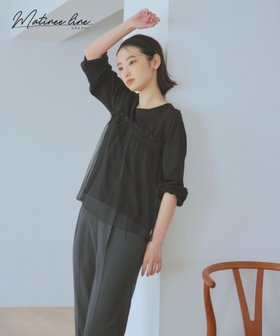 【グローバルワーク/GLOBAL WORK】のMATINEE LINE/チュール切り替えプルオーバー/140522 人気、トレンドファッション・服の通販 founy(ファニー) ファッション Fashion レディースファッション Fashion for Women トップス・カットソー Cut & Sew Tops カジュアルプルオーバー・ニットトップス Pullovers & Knit Tops / Casual Pullovers カットソー Cut and Sewn Top チュニック Tunic, Long Top チュール Tulip, Tulip Motif トレンド Trend, Trending Now |ID:prp329100004734912