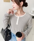 【モーメントプラス/moment+ / MEN】の前後2WAY袖くしゅくしゅヘンリーネックボーダーロンT 人気、トレンドファッション・服の通販 founy(ファニー) ファッション Fashion メンズファッション Fashion for Men カットソー Cut and Sewn Top シンプル Simple, Minimal ジャケット Jacket, Outerwear スリーブ Sleeve, Long Sleeve / Short Sleeve ダウン Down, Puffer トレンド Trend, Trending Now 定番 Standard, Basic Item フィット Fit, Slim Fit フェミニン Feminine, Girly ベスト Vest, Waistcoat ベーシック Basic, Essential ボーダー Border, Stripe ルーズ Loose, Oversized ロング Long, Long-Length 再入荷 Restock / Back in Stock プチプライス・低価格 Affordable / Budget Price thumbnail オフホワイト|ID: prp329100004734926 ipo3291000000034783526