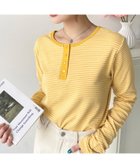 【モーメントプラス/moment+ / MEN】の前後2WAY袖くしゅくしゅヘンリーネックボーダーロンT 人気、トレンドファッション・服の通販 founy(ファニー) ファッション Fashion メンズファッション Fashion for Men カットソー Cut and Sewn Top シンプル Simple, Minimal ジャケット Jacket, Outerwear スリーブ Sleeve, Long Sleeve / Short Sleeve ダウン Down, Puffer トレンド Trend, Trending Now 定番 Standard, Basic Item フィット Fit, Slim Fit フェミニン Feminine, Girly ベスト Vest, Waistcoat ベーシック Basic, Essential ボーダー Border, Stripe ルーズ Loose, Oversized ロング Long, Long-Length 再入荷 Restock / Back in Stock プチプライス・低価格 Affordable / Budget Price thumbnail イエロー|ID: prp329100004734926 ipo3291000000034783540