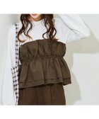 【フリークスストア/FREAK'S STORE】のビスチェ レイヤード 裏毛 スウェット プルオーバー【限定展開】 25AW ブラウン|ID: prp329100004734935 ipo3291000000034412249