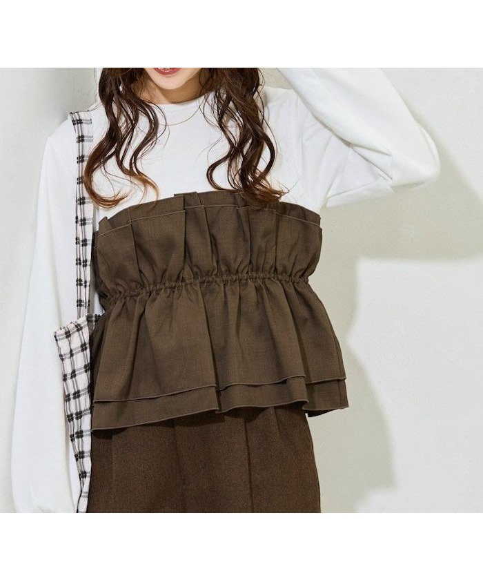 【フリークスストア/FREAK'S STORE】のビスチェ レイヤード 裏毛 スウェット プルオーバー【限定展開】 25AW インテリア・キッズ・メンズ・レディースファッション・服の通販 founy(ファニー) ファッション Fashion レディースファッション Fashion for Women トップス・カットソー Cut & Sew Tops レディースパーカー・カジュアルフーディー Casual Hoodies & Sweatshirts カジュアルプルオーバー・ニットトップス Pullovers & Knit Tops / Casual Pullovers スウェット・クルーネックトップス Sweatshirts & Crewnecks / Relaxed Fit Sweat Tops ビスチェ Bustiers & Corset Tops / Layered Bustier Style ショート Short, Short Length シンプル Simple, Minimal スウェット / スエット Sweatshirt, Sweatwear スリム Slim, Slim Fit センター Center, Center Line ビスチェ Bustier, Corset Top ボトム Bottoms, Lower Wear ロング Long, Long-Length ワイド Wide, Wide Fit A/W・秋冬 Autumn/Winter 冬 Winter / This Winter おすすめ Recommended / Our Picks エレガント 上品 Elegant 2025年 2025 2025-2026秋冬・A/W Autumn/Winter 2025–26 AW25–26 ブラウン|ID: prp329100004734935 ipo3291000000034412249