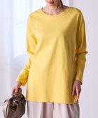 【ラナン/Ranan】のBC 吸湿発熱!裾スリットプルオーバー 人気、トレンドファッション・服の通販 founy(ファニー) ファッション Fashion レディースファッション Fashion for Women トップス・カットソー Cut & Sew Tops カジュアルプルオーバー・ニットトップス Pullovers & Knit Tops / Casual Pullovers 秋 Autumn スリット Slit, Slit Detail トレーナー Sweatshirt, Trainer 人気 Popular, Best Seller ベーシック Basic, Essential ポケット Pocket, Pocket Detail thumbnail イエロー|ID: prp329100004734989 ipo3291000000034530267