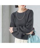 【シップス フォー ウィメン/SHIPS】の手洗い可能 ペーパー コットン プルオーバー 24SS ダークグレー|ID: prp329100004734990 ipo3291000000034717191