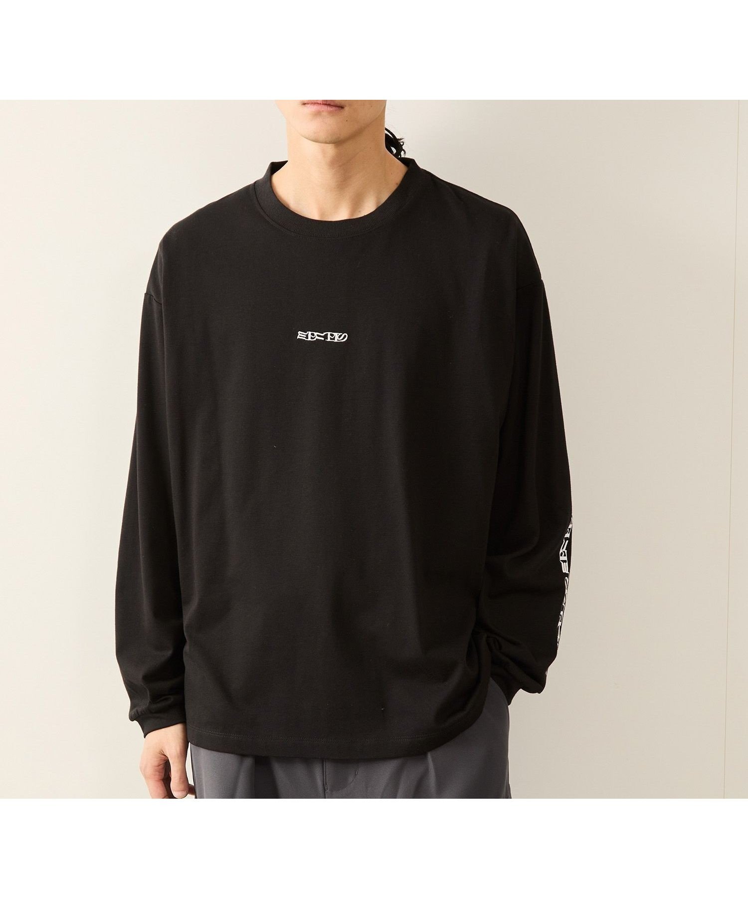 【ジュン スタンダード ピックス/JUN STANDARD PICKS】の2ポイントロングスリーブプルオーバー 人気、トレンドファッション・服の通販 founy(ファニー) 　ファッション　Fashion　レディースファッション　Fashion for Women　トップス・カットソー　Cut & Sew Tops　カジュアルプルオーバー・ニットトップス　Pullovers & Knit Tops / Casual Pullovers　インナー　Innerwear　フロント　Front, Front Design　プリント　Print, Printed Pattern　ポケット　Pocket, Pocket Detail　ワイド　Wide, Wide Fit　羽織　Haori, Light Jacket　 other-1|ID: prp329100004734994 ipo3291000000034299518