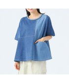 【ビームス ハート/BEAMS HEART】の異素材 コットン デニム プルオーバー BLUE|ID: prp329100004735004 ipo3291000000034285457