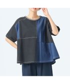 【ビームス ハート/BEAMS HEART】の異素材 コットン デニム プルオーバー BLACK|ID: prp329100004735004 ipo3291000000034285458