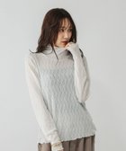 【グローバルワーク/GLOBAL WORK】のストレッチシアーハイネックプルオーバー/598008 人気、トレンドファッション・服の通販 founy(ファニー) ファッション Fashion レディースファッション Fashion for Women トップス・カットソー Cut & Sew Tops カジュアルプルオーバー・ニットトップス Pullovers & Knit Tops / Casual Pullovers インナー Innerwear ストレッチ Stretch, Stretchy Fabric チュール Tulip, Tulip Motif ドット Polka Dot, Dot Pattern ハイネック High Neck, Mock Neck プリント Print, Printed Pattern レース Lace, Lace Fabric thumbnail オフレース07|ID: prp329100004735008 ipo3291000000034233228