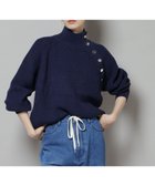 【ナノ ユニバース/nano universe】の釦ディティールニットプルオーバー 人気、トレンドファッション・服の通販 founy(ファニー) ファッション Fashion レディースファッション Fashion for Women トップス・カットソー Cut & Sew Tops ニット Knit Tops & Sweaters カジュアルプルオーバー・ニットトップス Pullovers & Knit Tops / Casual Pullovers ウォッシャブル Machine Washable スニーカー Sneakers, Trainers スリーブ Sleeve, Long Sleeve / Short Sleeve ハイネック High Neck, Mock Neck バランス Balance, Style Balance ベーシック Basic, Essential ミドル Middle Length, Mid Height メタル Metal, Metal Parts ワイド Wide, Wide Fit A/W・秋冬 Autumn/Winter アウトレット Outlet / Clearance エレガント 上品 Elegant 2025年 2025 2025-2026秋冬・A/W Autumn/Winter 2025–26 AW25–26 thumbnail ネイビー|ID: prp329100004735037 ipo3291000000034338908