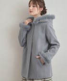 【クチュール ブローチ/Couture Brooch】のフードファーハーフ丈コート 人気、トレンドファッション・服の通販 founy(ファニー) ファッション Fashion レディースファッション Fashion for Women アウター Coat / Outerwear Collection コート・ロングコート・ピーコート Long Coats, Peacoats & More カフス Cuff Design スマート Smart, Elegant トリミング Trimming, Decorative Edge フロント Front, Front Design ポケット Pocket, Pocket Detail ミドル Middle Length, Mid Height thumbnail グレー|ID: prp329100004735039 ipo3291000000034204485