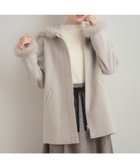 【クチュール ブローチ/Couture Brooch】のフードファーハーフ丈コート 人気、トレンドファッション・服の通販 founy(ファニー) ファッション Fashion レディースファッション Fashion for Women アウター Coat / Outerwear Collection コート・ロングコート・ピーコート Long Coats, Peacoats & More カフス Cuff Design スマート Smart, Elegant トリミング Trimming, Decorative Edge フロント Front, Front Design ポケット Pocket, Pocket Detail ミドル Middle Length, Mid Height thumbnail グレージュ|ID: prp329100004735039 ipo3291000000034204487