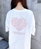 【イング/INGNI】のバックハート貼付チュニックTシャツ/A オフホワイト/ピンク|ID: prp329100004735082 ipo3291000000034204755