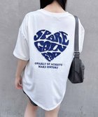 【イング/INGNI】のバックハート貼付チュニックTシャツ/A オフホワイト/ブルー|ID: prp329100004735082 ipo3291000000034204757