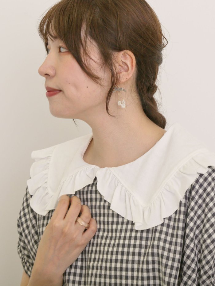 【サマンサモスモス/Samansa Mos2】の【EC先行販売】セーラー襟Tシャツ インテリア・キッズ・メンズ・レディースファッション・服の通販 founy(ファニー) https://founy.com/ ファッション Fashion レディースファッション Fashion for Women トップス・カットソー Cut & Sew Tops シャツ・ブラウス・オフィスカジュアル Elegant Blouses & Button-Ups ロングTシャツ・Tシャツ Longline T-Shirts & Tees ガーリー Girly, Feminine Style フリル Frill, Ruffle リボン Ribbon, Bow |ID: prp329100004735097 ipo3291000000034286087