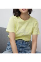 【アズール バイ マウジー/AZUL by moussy】のシンプルロゴTシャツ LIME|ID: prp329100004735103 ipo3291000000034290673