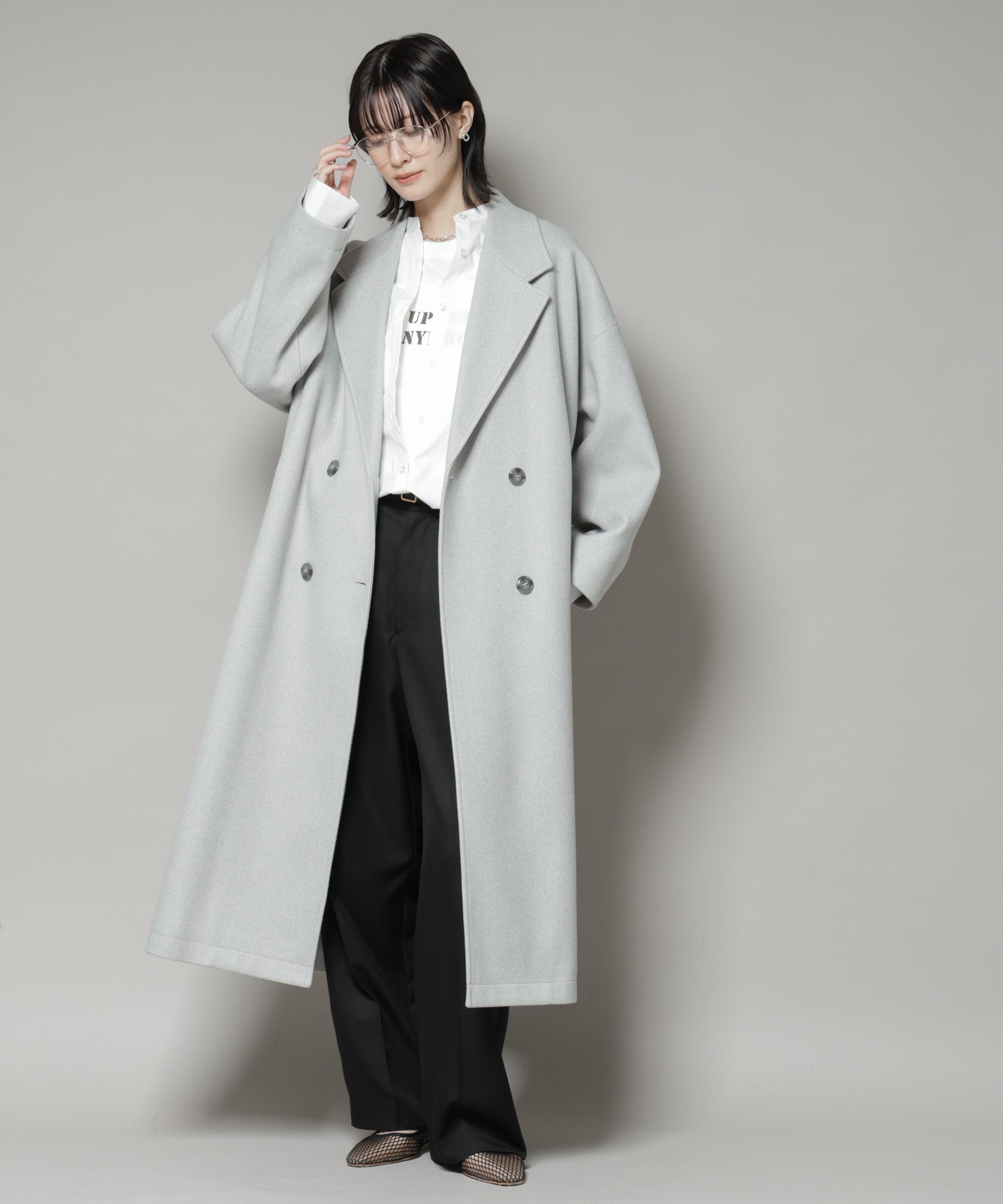 【ナノ ユニバース/nano universe】のメルトンジャージーチェスターロングコート インテリア・キッズ・メンズ・レディースファッション・服の通販 founy(ファニー) ファッション Fashion レディースファッション Fashion for Women アウター Coat / Outerwear Collection コート・ロングコート・ピーコート Long Coats, Peacoats & More スウェット / スエット Sweatshirt, Sweatwear チェスターコート Chester Coat, Long Coat トレンド Trend, Trending Now パーカー Hoodie, Parka フォーマル Formal, Dressy マニッシュ Mannish, Boyish メルトン Melton, Heavy Wool ルーズ Loose, Oversized A/W・秋冬 Autumn/Winter 冬 Winter / This Winter アウトレット Outlet / Clearance おすすめ Recommended / Our Picks エレガント 上品 Elegant ビジネス 仕事 通勤 Business / Work / Commuting 2025年 2025 2025-2026秋冬・A/W Autumn/Winter 2025–26 AW25–26 グレー|ID: prp329100004735122 ipo3291000000034850765