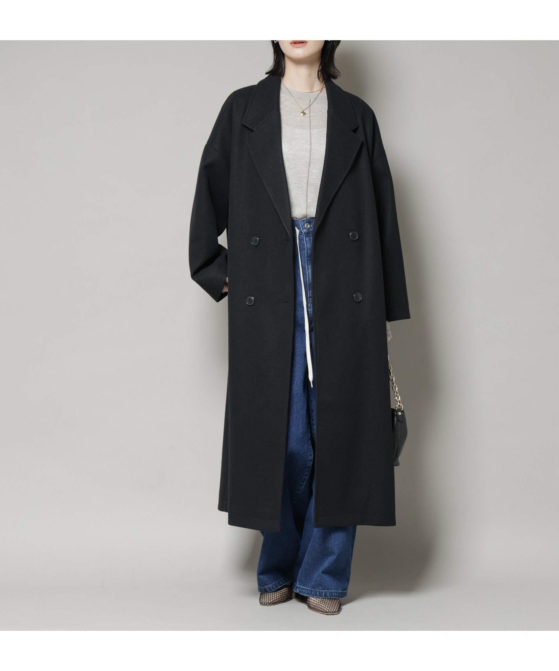【ナノ ユニバース/nano universe】のメルトンジャージーチェスターロングコート インテリア・キッズ・メンズ・レディースファッション・服の通販 founy(ファニー) ファッション Fashion レディースファッション Fashion for Women アウター Coat / Outerwear Collection コート・ロングコート・ピーコート Long Coats, Peacoats & More スウェット / スエット Sweatshirt, Sweatwear チェスターコート Chester Coat, Long Coat トレンド Trend, Trending Now パーカー Hoodie, Parka フォーマル Formal, Dressy マニッシュ Mannish, Boyish メルトン Melton, Heavy Wool ルーズ Loose, Oversized A/W・秋冬 Autumn/Winter 冬 Winter / This Winter アウトレット Outlet / Clearance おすすめ Recommended / Our Picks エレガント 上品 Elegant ビジネス 仕事 通勤 Business / Work / Commuting 2025年 2025 2025-2026秋冬・A/W Autumn/Winter 2025–26 AW25–26 ブラック|ID: prp329100004735122 ipo3291000000034850767